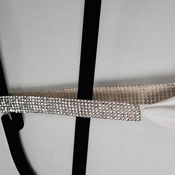 NWT Day & Night Women's White Slip Midi Dress with Rhinestones Straps Size S - Picture 10 of 12